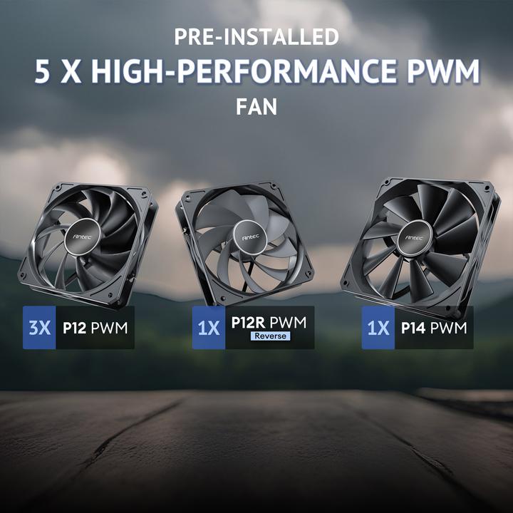 Immagine prodotto Antec Flux (ATX, Micro ATX (mATX), Mini-ITX)