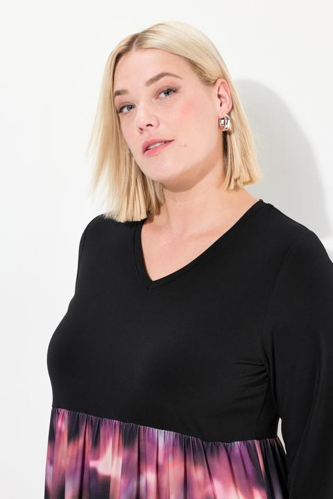 Produktbild Ulla Popken Longshirt, A-Linie, Print (46, 48)