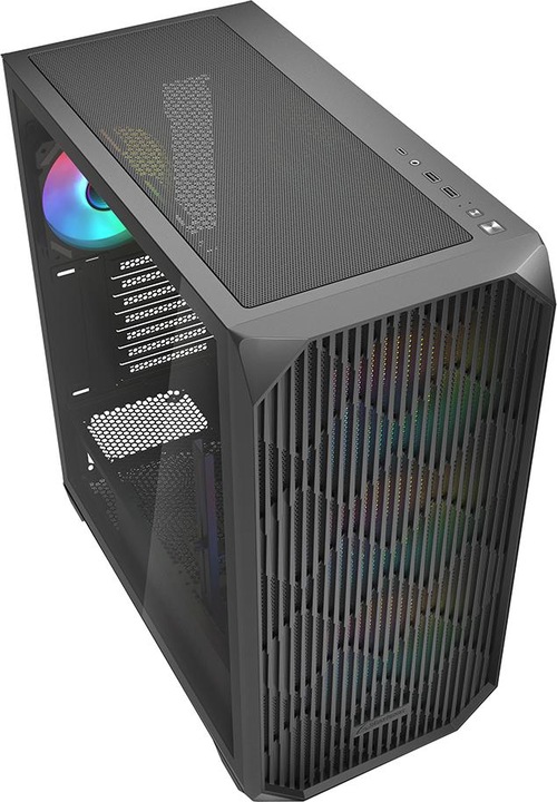 Actual product image Sharkoon AK3 RGB Black ATX (black) (ATX, Mini-ITX, mATX)