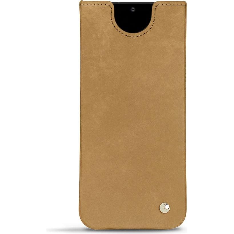 Noreve Lederschutzhülle (Samsung Galaxy S20), Smartphone Hülle, Braun
