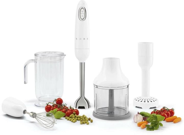 Immagine prodotto Smeg HBF22WHEU Frullatore a immersione stile anni '50