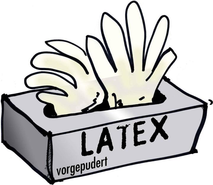 Produktbild L+D Latex Einweghandschuh (10)