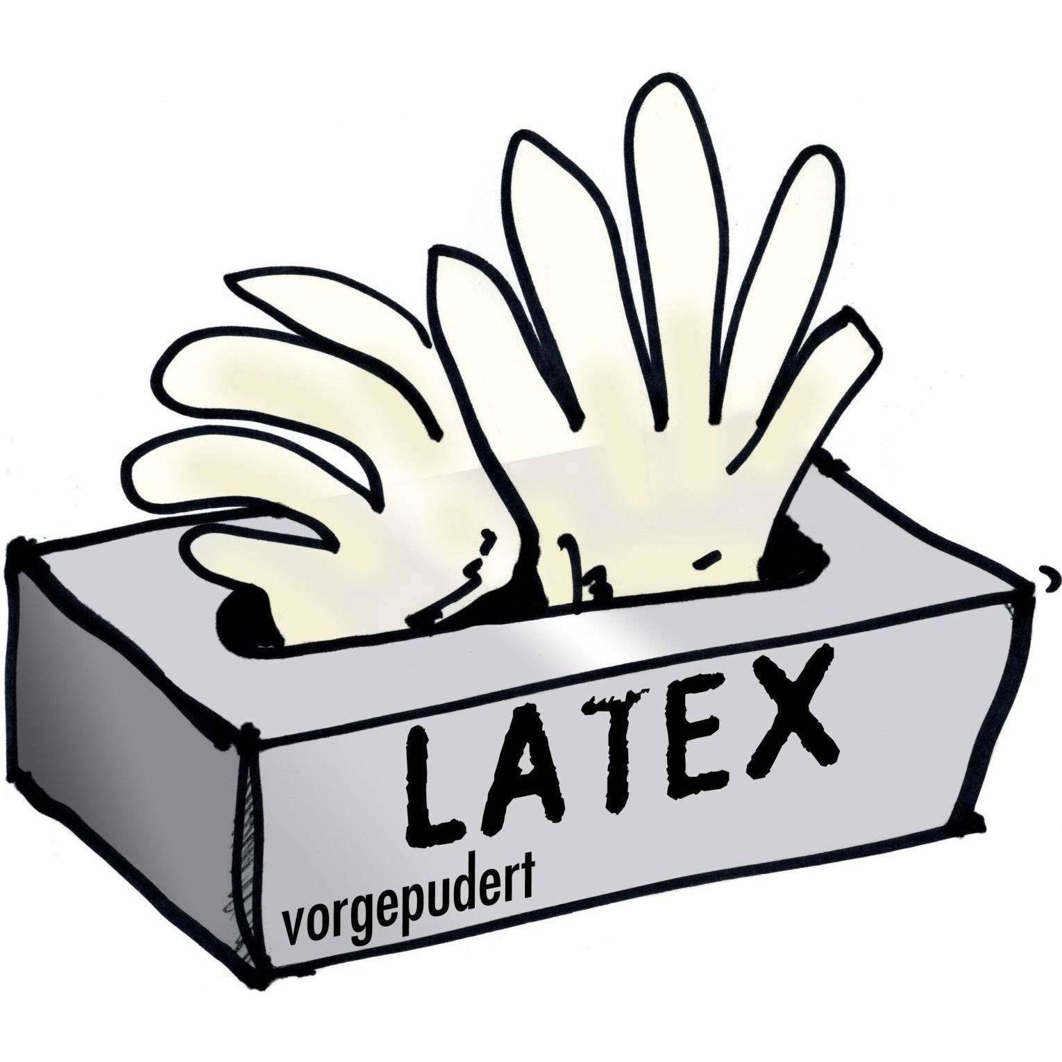 L+D Trasparente Guanti Di Sicurezza, Guanto Monouso In Lattice (10)