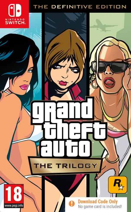 Actual product image Rockstar Grand Theft Auto: The Trilogy (Code in a Box) (Switch, EN)