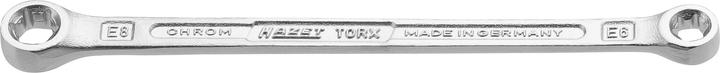Actual product image HAZET TORX double box-end wrench 609-E6XE8 ∙ Outside TORX profile ∙ E6, E8