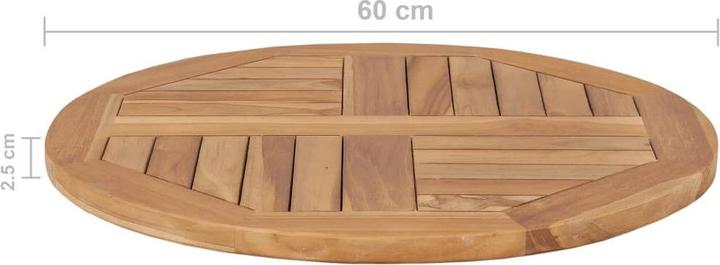 Produktbild vidaXL Tassilo (60 x 60 x 2.5 cm)