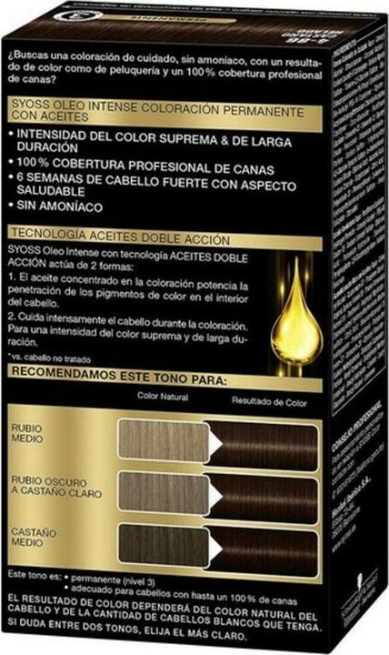 Produktbild Syoss OLIO INTENSE tinte sin amoniaco #4.86-castaño helado 5 pz (Chocolate Brown)