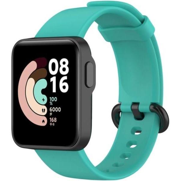 Strap-it Silikonarmband (Silikon, Xiaomi Mi Watch Lite), Uhrenarmband, Blau