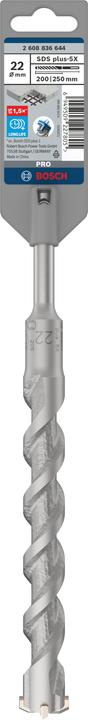 Actual product image Bosch Zubehör PRO SDS plus-5X hammer drill bit, 22 x 200 x 250 mm (4-22 millimetres)