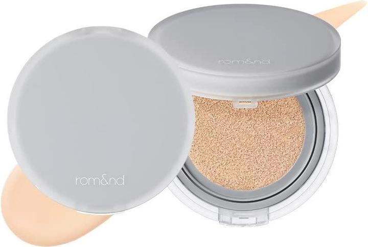 Actual product image Rom&Nd Nu Zero Cushion Long Lasting High Coverage Semi Matte Finish 03 Natural 21 - Korean Cushion F (03 natural21)