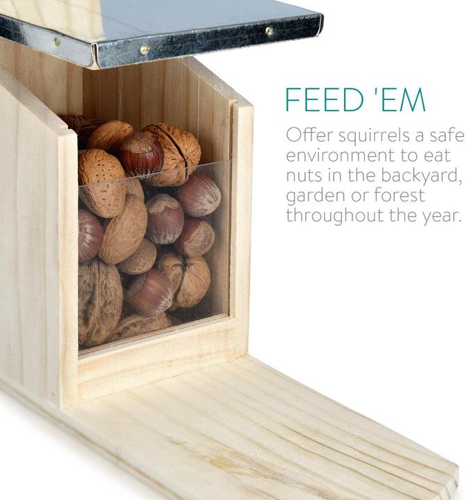 Produktbild Navaris Eichhörnchen Futterhaus