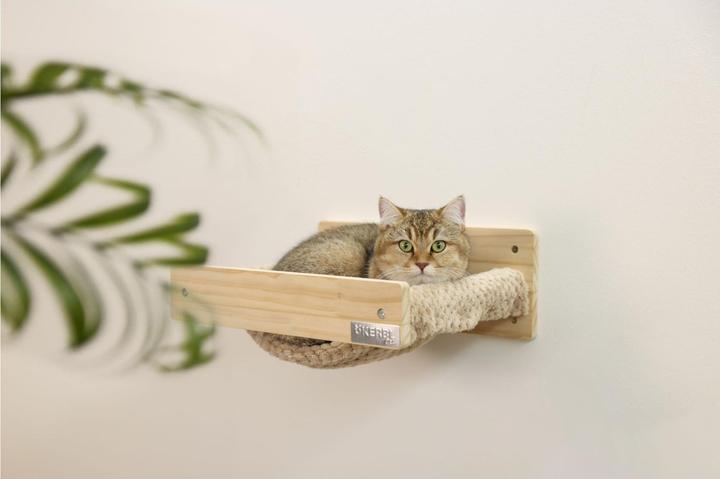 Image du produit Kerbl Hamac Timber pour chats (16 cm, Taupe, Nature)