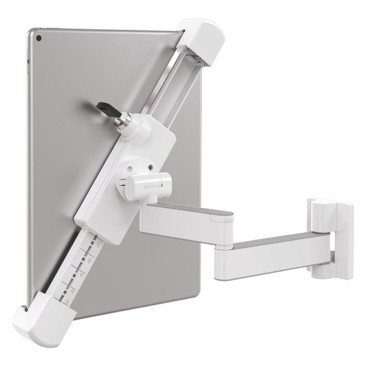 Barkan Tablet Wandhalter 7-14", Abschliessbar, Weiss, Tablet Halterung, Weiss