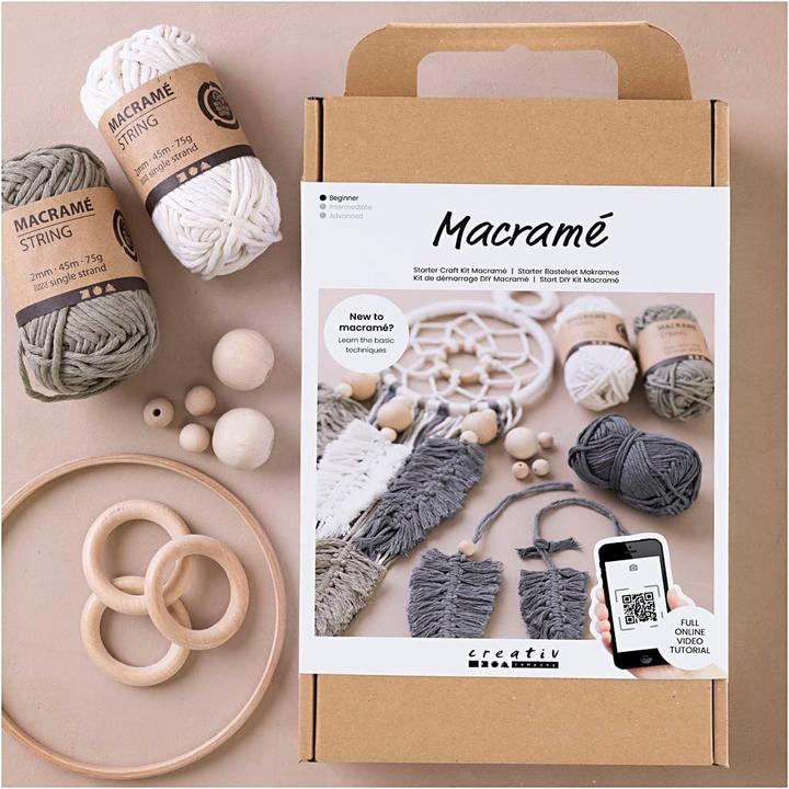 Actual product image Creativ Company Learning set Macramé