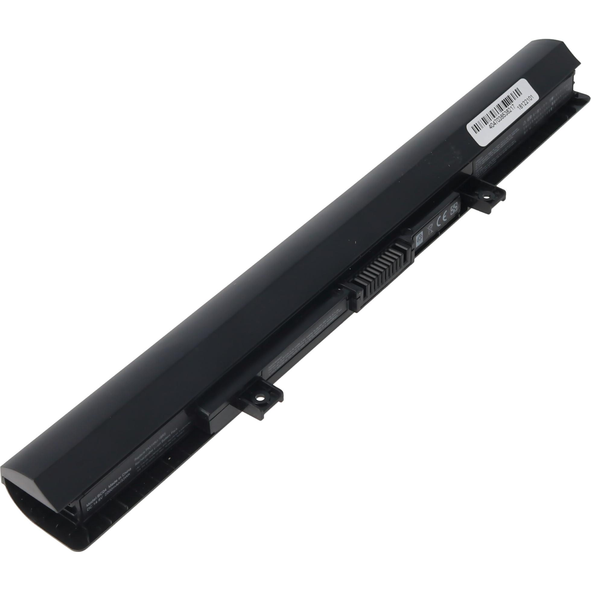 AccuCell Akku passend für Toshiba Sat C55, C55D, Li-Ion, 14,8V, 2200mAh, 32,6Wh, black (2200 mAh), Notebook Akku, Schwar...