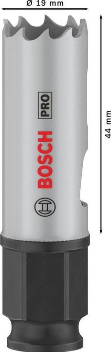 Image du produit Bosch Professional Zubehör Scie cloche PRO Multi Material PC Plus, 19 mm (19 millimètres)