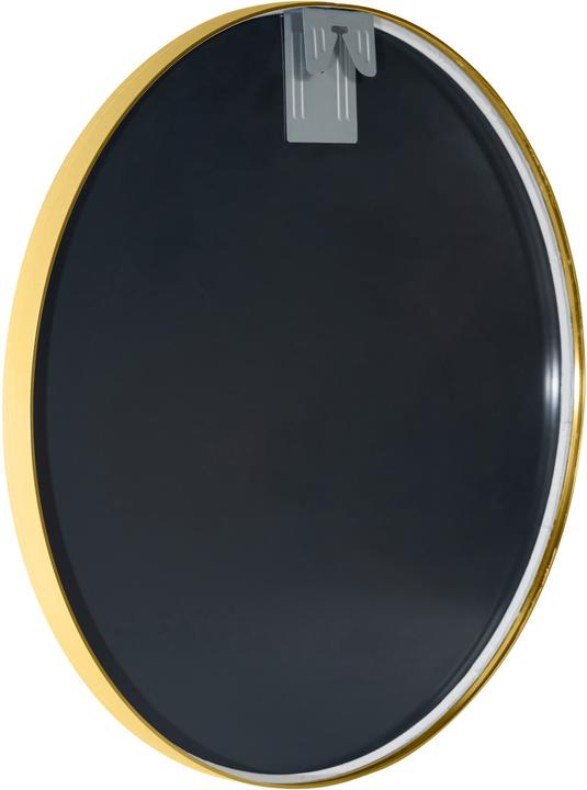 Produktbild CLP Wandspiegel Elsie rund in 4 Grössen, für Wohnzimmer, Schlafzimmer oder Bad (60 x 3 x 60 cm)