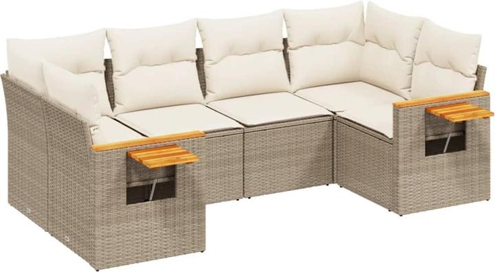 Image du produit vidaXL Ensemble salon de jardin 10 pièces avec coussins