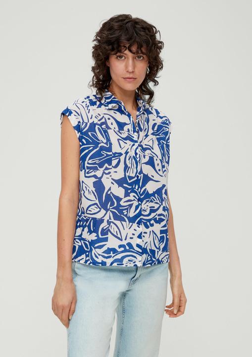 Image du produit s.Oliver Bluse Blusenshirt mit Alloverprint (42)