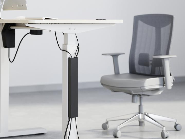 Productafbeelding equip Magnetische kabelgeleider 35cm voor montage onder gootsteen zwart (Kabelkanaal, 5 cm)