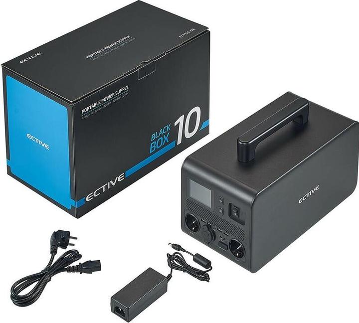 Produktbild Ective BlackBox 10 Lithium Powerstation 1000W 1036Wh Akku USB 12V 230V Camping (1037 Wh, 15 kg)