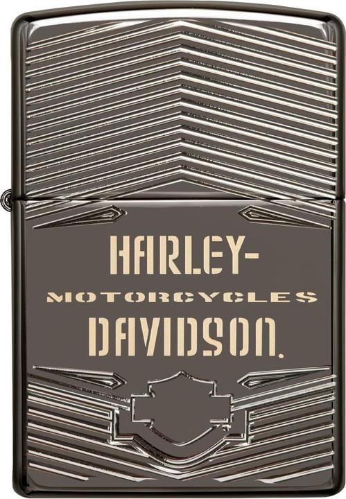 Actual product image Zippo Harley-Davidson Black Ice Armor