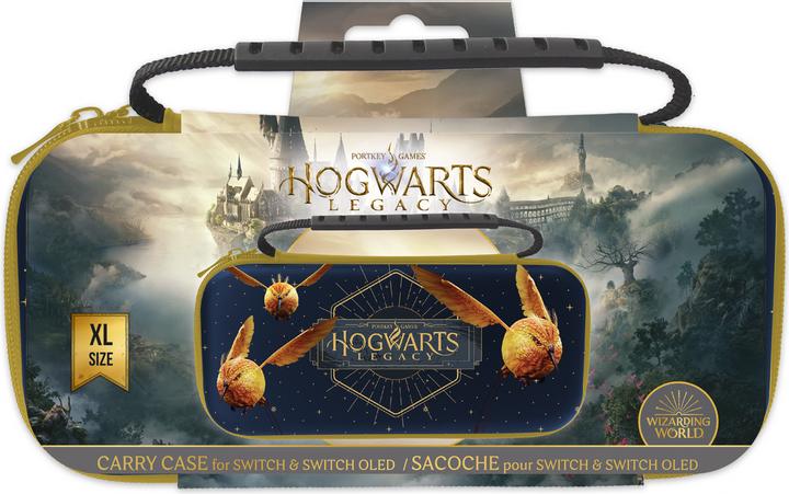 Produktbild Trade Invaders Harry Potter - XL carrying case - Hogwarts, Golden snitch (Switch, Switch Lite, Switch OLED)