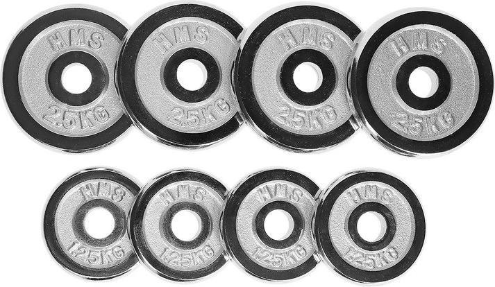 Actual product image HMS hantle STC20 chromowane 2 x 10 kg (2 x 10 kg)