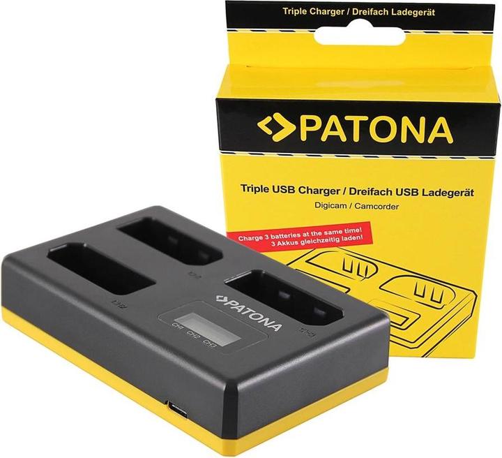 Patona Triple Ladegerät Nikon EN-EL14 (Kamera Akku Ladegerät)