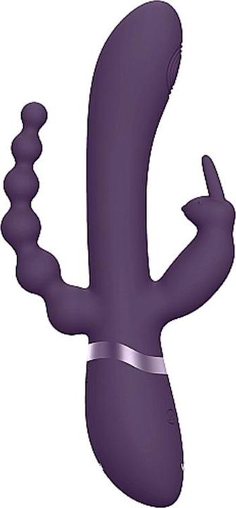 Productafbeelding Shots Rini - Pulse Wave & Vibrerende Dubbele Penetratie Konijn - Zwart