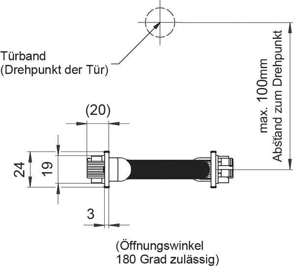 Produktbild MSL Kabelübergänge verdeckt KÜ 10314-41