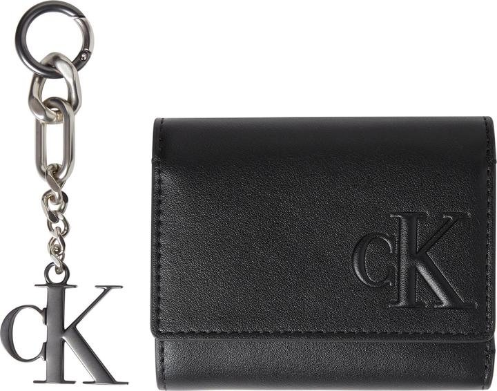 Produktbild Calvin Klein Jeans Damen Trifold + Hardware Keyfob Reisezubehör-Bi-Fold-Brieftasche, Schwarz, Einhei