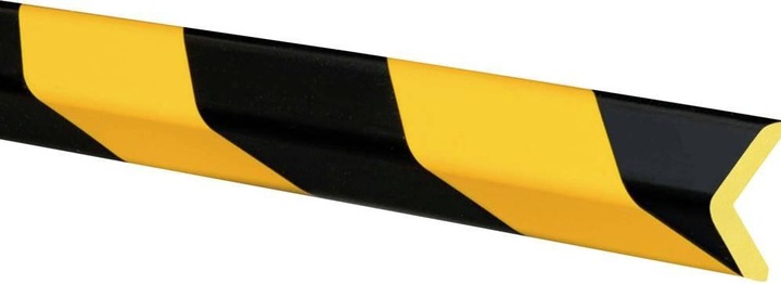 Actual product image Moravia 422.28.546 Impact protection for edges yellow-black self-adhesive 1,000 mm Wi