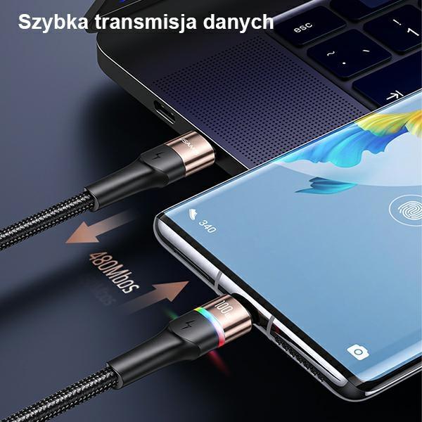 Produktbild Usams USB C — USB C (1 m, USB 2.0, 100 W)