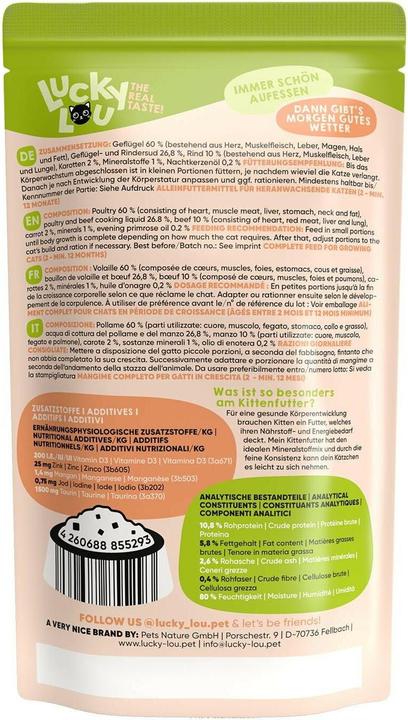 Produktbild Lucky Lou Katzen-Nassfutter (1 Stk., 125 g)