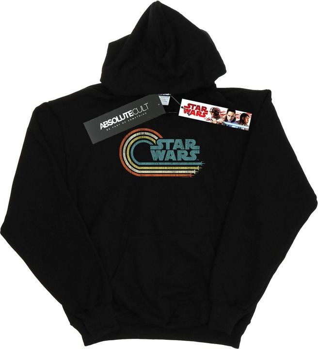Immagine prodotto Star Wars Retro Wave Logo Felpa con Cappuccio Uomo (M)