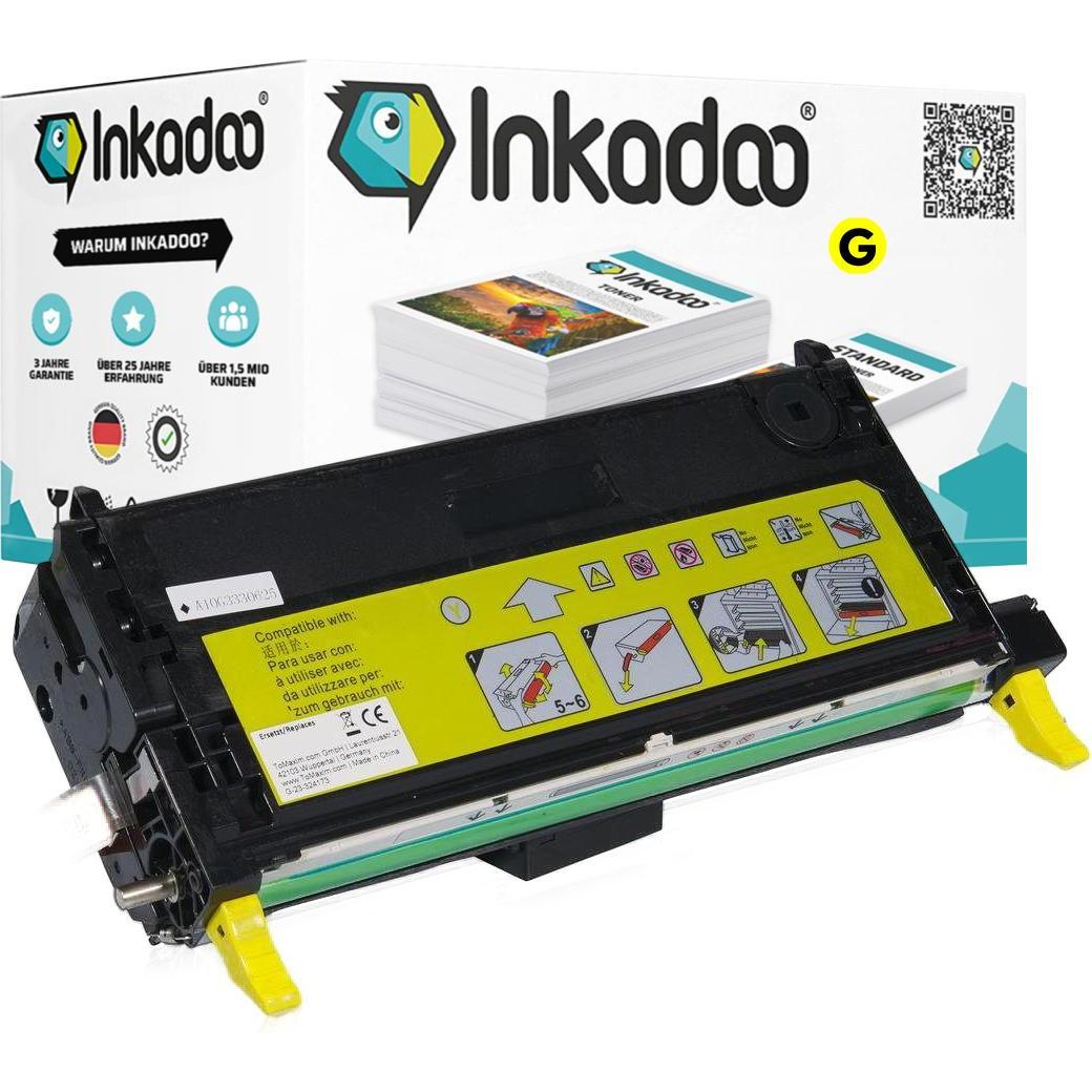 Inkadoo, Toner, Toner kompatibel zu HP CB402A / 642A Toner, gelb Gelb (Y)
