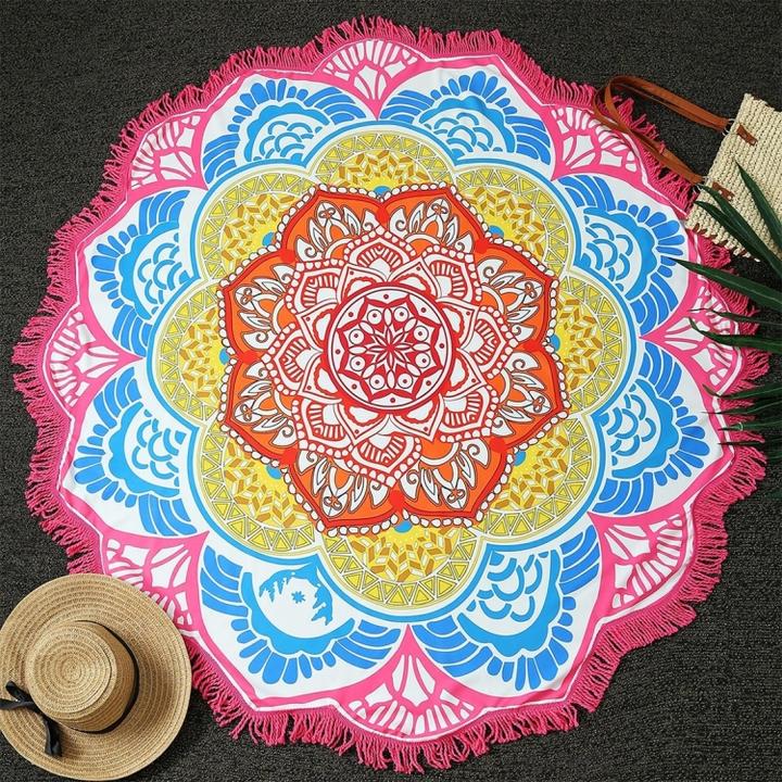 Immagine prodotto Ueli Express Telo da bagno Mandala Beach Roundie 1 (150 x 150 cm)