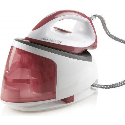 Domo DO7114S Dampfbügelstation 2200W Pink, Weiss, Bügeleisen, Weiss, Pink