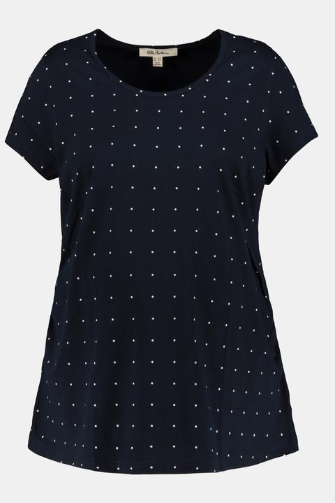 Produktbild Ulla Popken Bellieva-T-Shirts, 2er-Pack, Kurzarm, seitl. Raffung, GOTS (58)