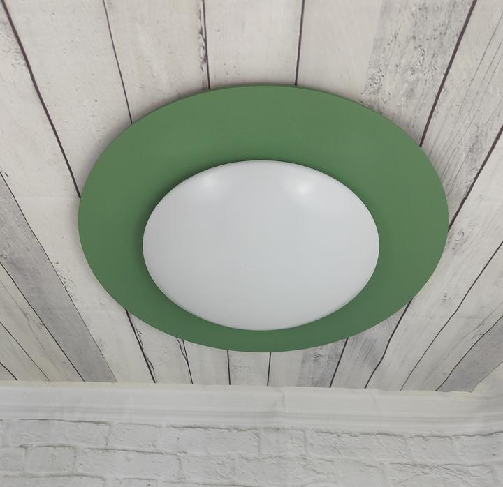 Produktbild Niermann Stand By Niermann Saturn Deckenleuchte E27 Salbeigrün Made in Germany (E27)