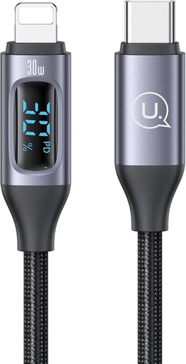 Produktbild EKO 30W Ladekabel Typ-C auf Lightning 1.2m Modell Display BD mit LED-Bildschirm (1.20 m, 30 W)