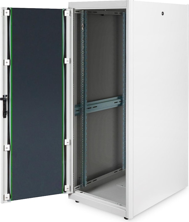 Produktbild Assmann DIGITUS Netzwerkschrank 48,3cm 19Zoll 32HE grau 1560x600x800mm Sicherheitsglas Tuer inkl. 28xMont... (32 HE, 19 Zoll Rack)