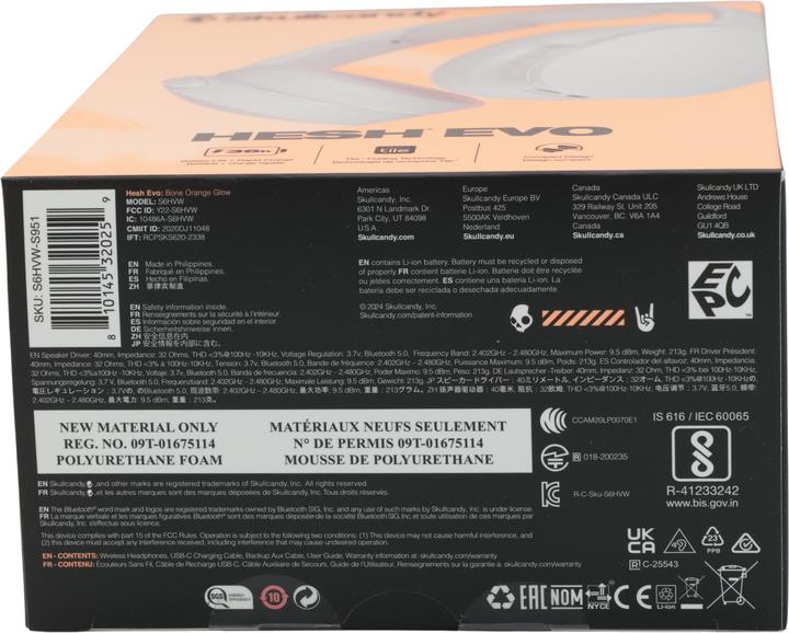 Produktbild Skullcandy Hesh Evo Wireless (36 h, Kabelgebunden, Kabellos)