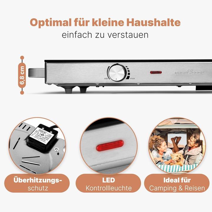 Image du produit Nenurodyta Proficook electric stove PC-DKP 1211 2 burners 2800W