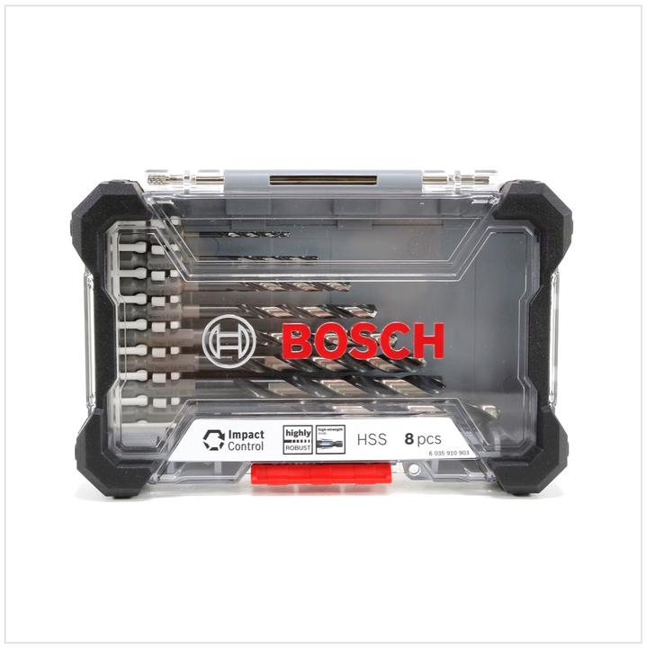 Produktbild Bosch Professional Zubehör PRO Metal HSS-G Impact Spiralbohrer-Set, 8-tlg. (3,0)