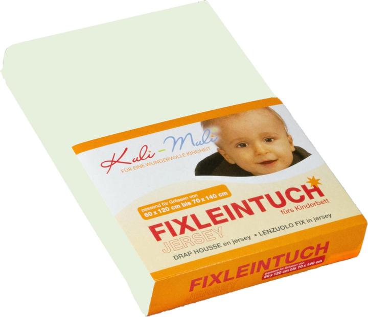 Produktbild Kuli-Muli Fixleintuch Jersey 70/140 grün pastell (70 x 140 cm)