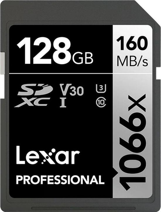 Lexar Professionale (128 GB, SDXC, U3, UHS-I)