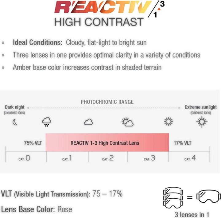 Actual product image Julbo Shadow Performance Ski Goggles