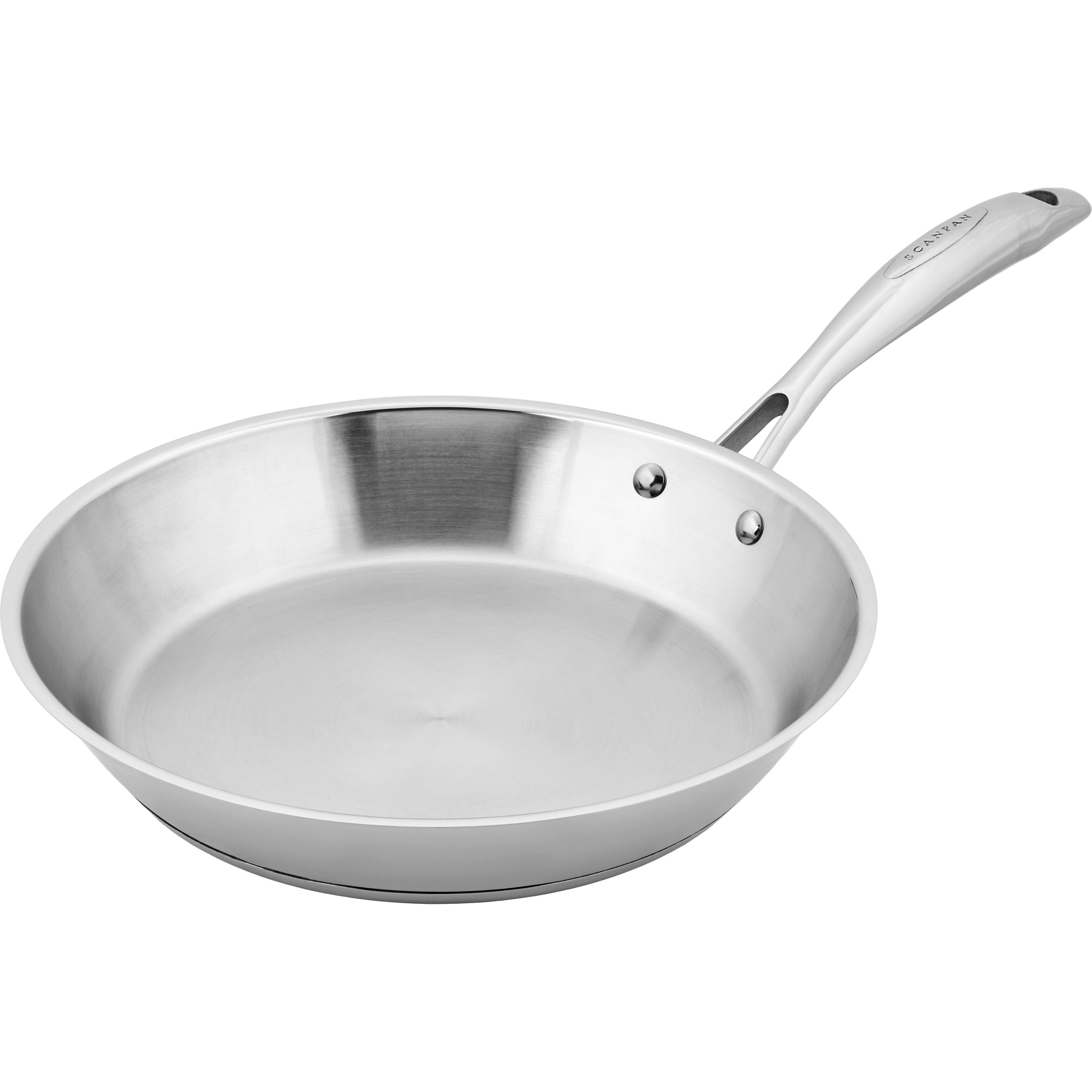Scanpan Ø 28 cm - Rustfrit stål - Egnet til alle komfurtyper (28 cm, Bratpfanne, Edelstahl) (0083421209825)